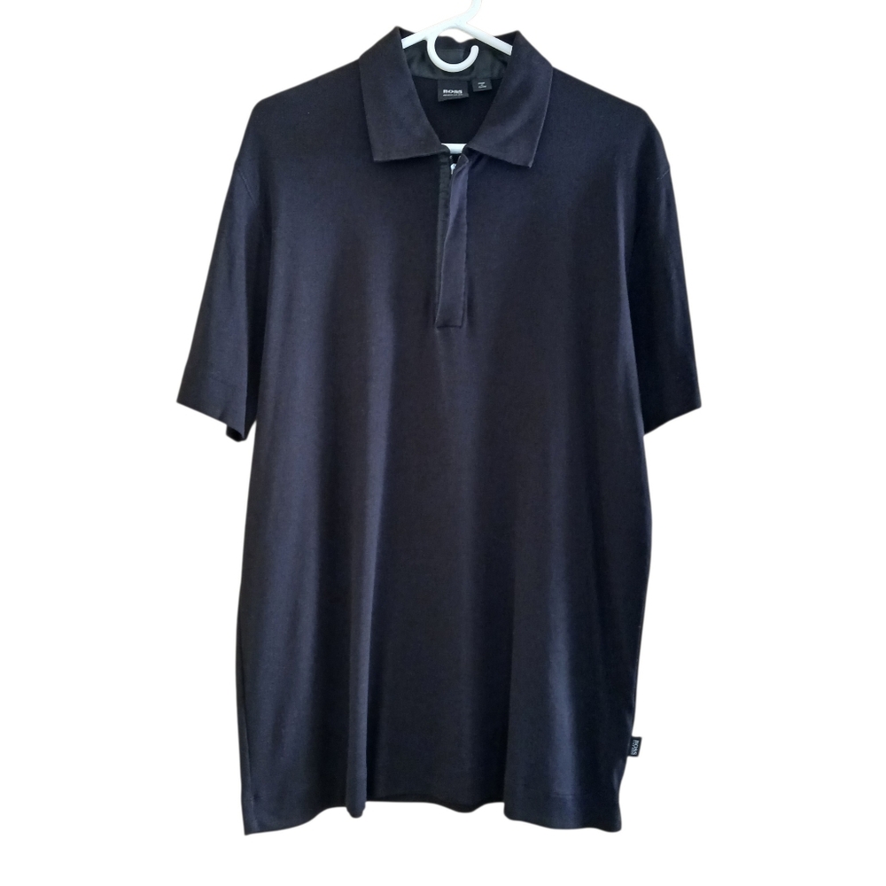 Hugo Boss Light Weight Knit Polo Shirt Contemporary